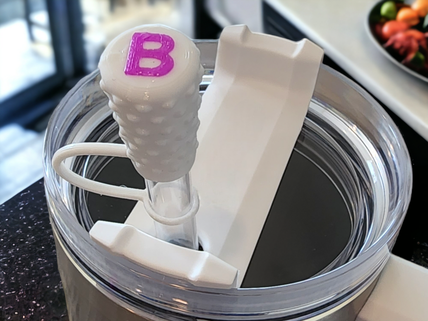 BFDesignz Personalized Straw Topper Compatible With Stanley & 10mm Straws